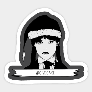 Wednesday X Mas Sticker